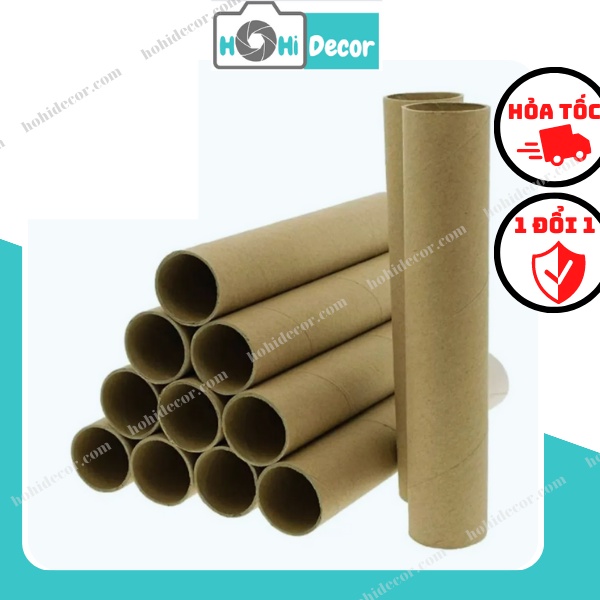 Ống Tube Đựng Phông Nền, Ống Lõi Giấy Đựng Tranh (Không Nắp) - HoHi Decor