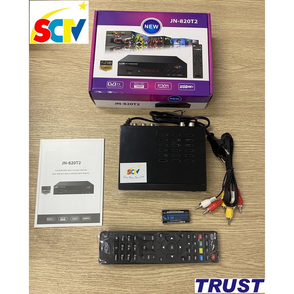 Đầu thu kỹ thuật số SCTV DVB-T2 JN-820T2 | BigBuy360 - bigbuy360.vn