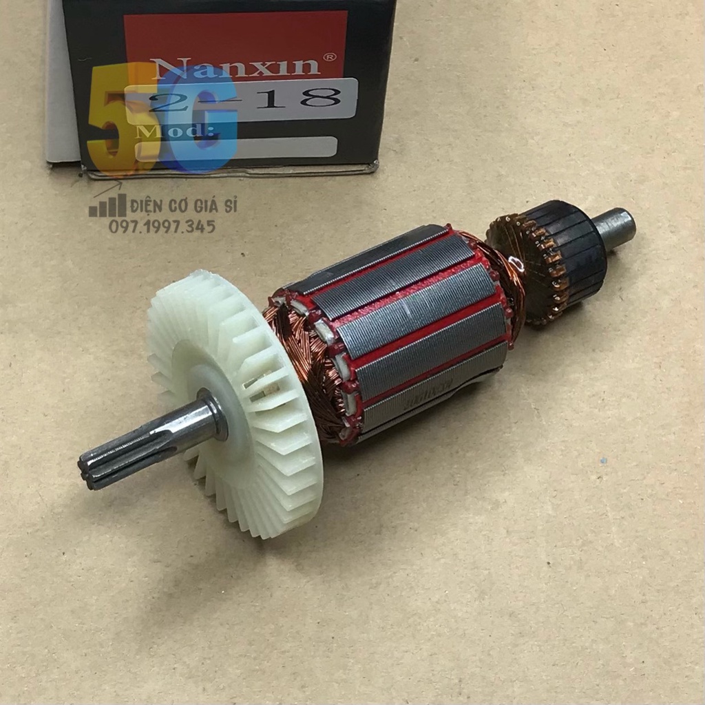 Rotor Máy Khoan Bosch 2-18 GBH 2-18RE Răng Thẳng Hoặc Các Dòng Giống 2-18 Cùng Thông Số