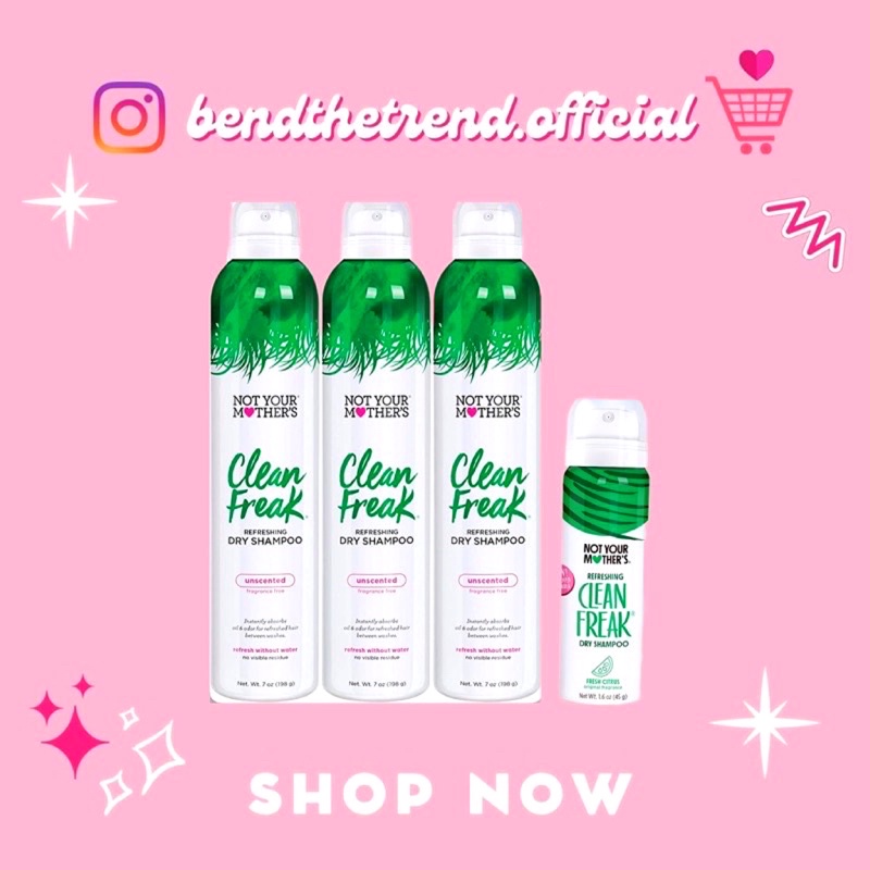 DẦU GỘI KHÔ NOT YOUR MOTHER’S CLEAN FREAK REFRESHING DRY SHAMPOO
