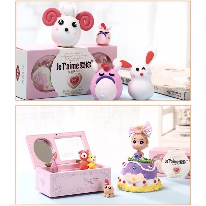 Đất sét hữu cơ Duckey _Đấ t nặn,slam cao cấp an toàn cho bé