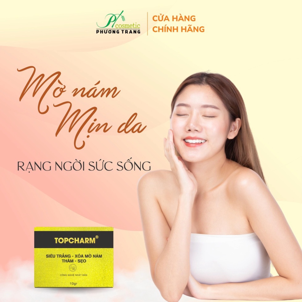 Kem Dưỡng Da Trắng Hồng CHAMIS - Giúp Làm Mờ Vết Thâm, Nám tàn nhang - tuýp 10g