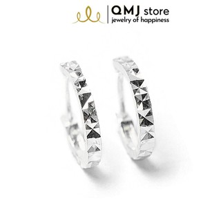 Bông tai bạc QMJ Mo phay bản nhỏ - Q020
