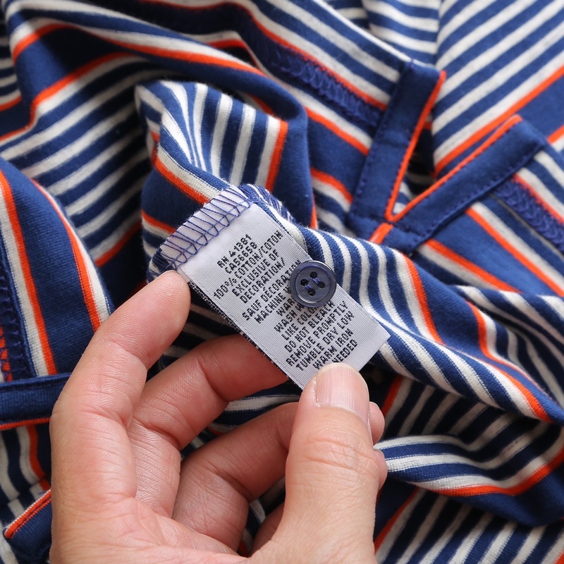 ÁO POLO SỌC NGANG LOGO CON NGỰA