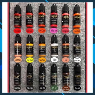 Mực phun xăm thẩm mỹ prima 10 ml - bám nhanh bong đậm