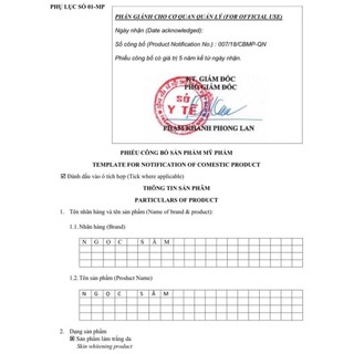Mặt Nạ Thảo Mộc Ngọc Sâm Sạch Mụn Sáng Da