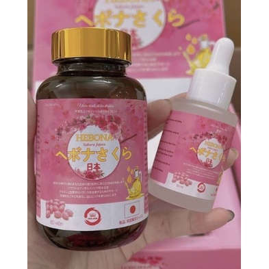 Viên Uống Thơm Cơ Thể HEBONA Sakura Japan 60v