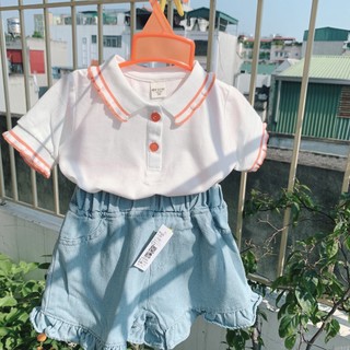 Áo polo cho bé gái (kèm ảnh thật)