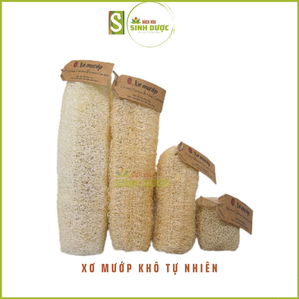 Xơ Mướp HTX Sinh Dược 100% Khô Tự Nhiên- TẮM, TẨY DA CHẾT, RỦA BÁT