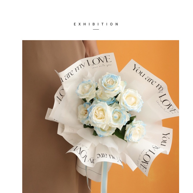 Giấy gói hoa, gói quà, gói kẹo❤️ kraft trắng thông điệp ngọt ngào❤️