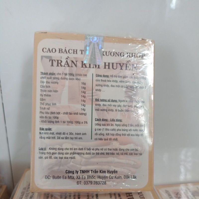 COMBO CAO BÁCH VÀ XƯƠNG KHỚP