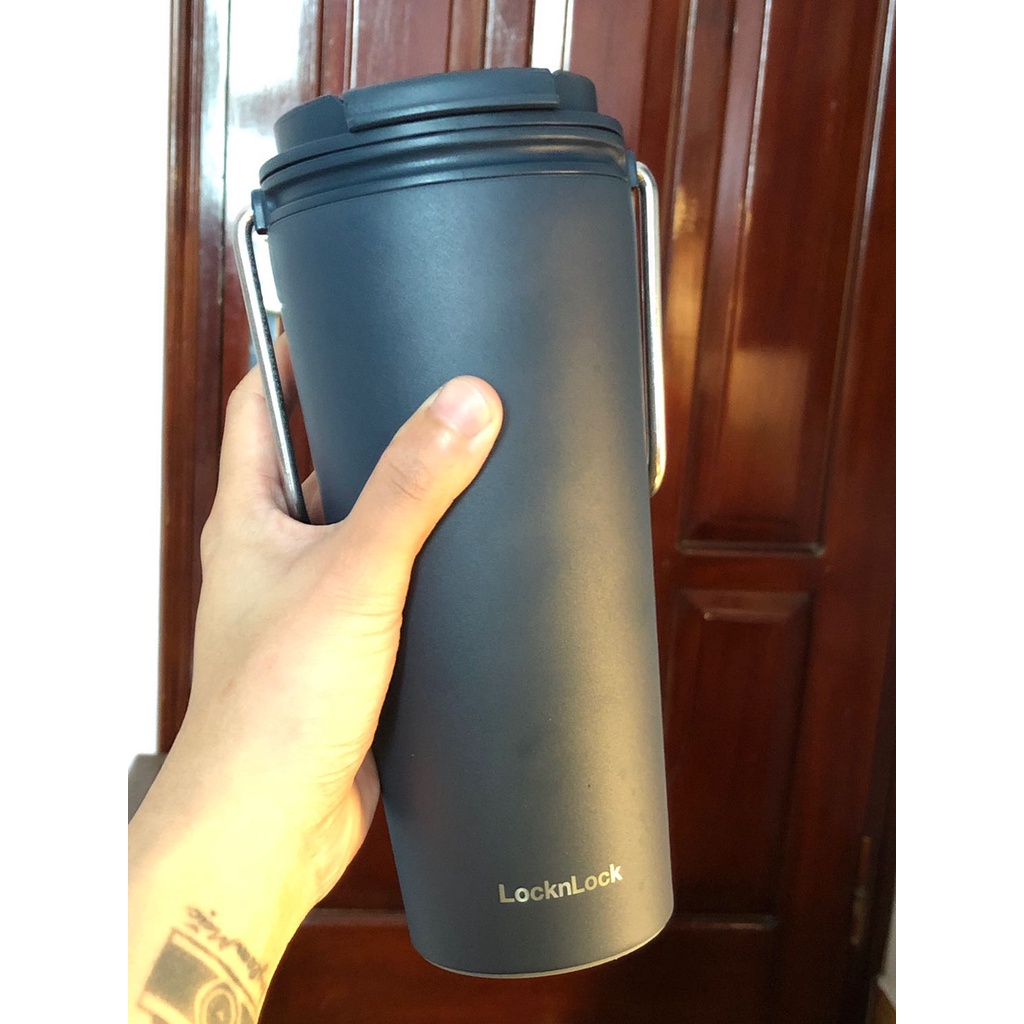 Bình giữ nhiệt LocknLock Bucket Tumbler LHC4269NVY xanh navy 540ml
