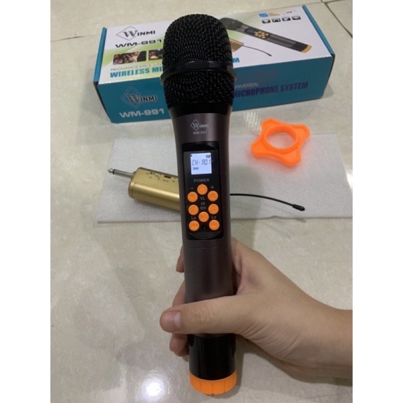 Micro đa năng cao cấp có nút chỉnh Echo 991 - 1 tay mic