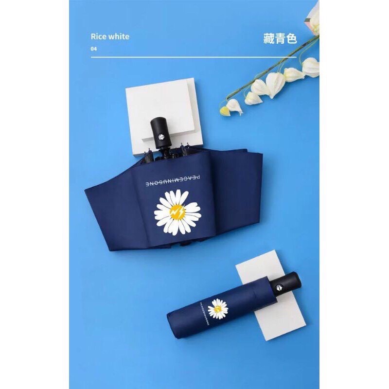 Ô Dù Hoa Cúc Hót 3 Lớp Chống Tia UV - Ô HOA CÚC GẤP GỌN