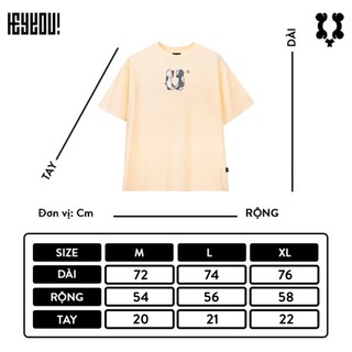 Áo thun Heyyou! Logo Version Puppy Cream