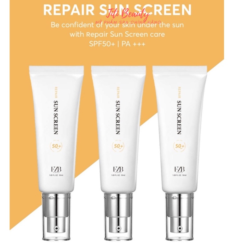 Sun Screen EZB 50ml - Kem chống nắng sinh học chất lượng an toàn cho da