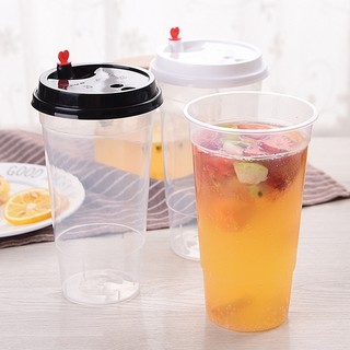 Cốc tim mỏng 500ml - 700ml , kèm nắp và không nắp