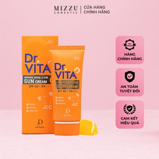 Kem chống nắng dược mỹ phẩm nâng tone Hàn Quốc Daycell Dr.Vita Spf50