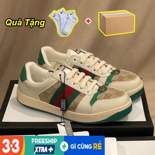 Giày Gucci Sơn Tùng, bản cao cấp, giày GC ST xanh bản Best full phụ kiện