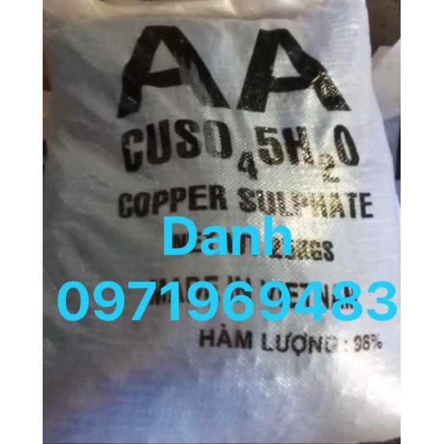 Đồng sunfat (99%),gói 25kg ,làm sạch khử nước hồ bơi,tạo màu xanh cho nước. sỉ số lượng nhiều liên hệ :0384250800