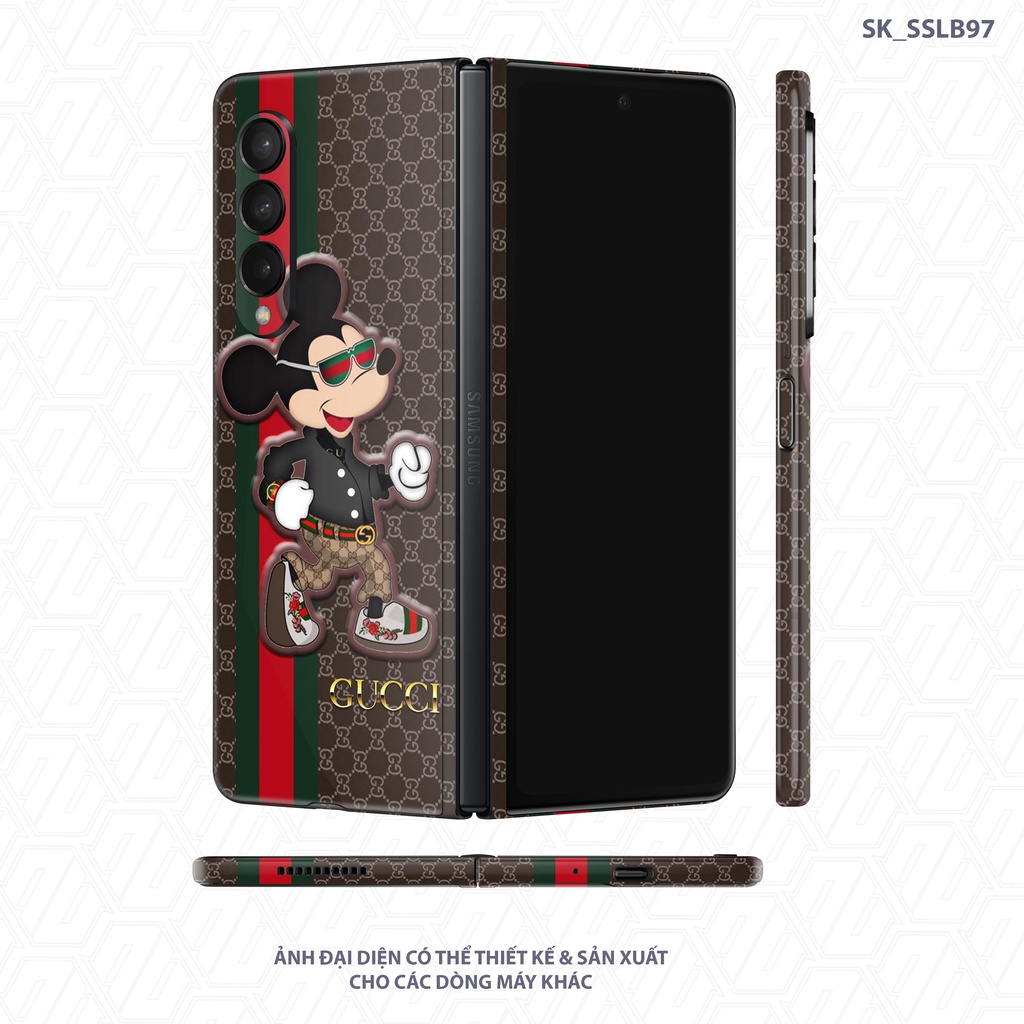 Miếng Dán Skin Hình Gucci Cho Samsung Note 20 Ultra |SK_SSLB97| Dán Full Lưng Viền, Chất Liệu 3M Chính Hãng, Bền Màu