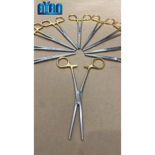 Pen pean y tế 16cm thẳng mạ vàng cao cấp