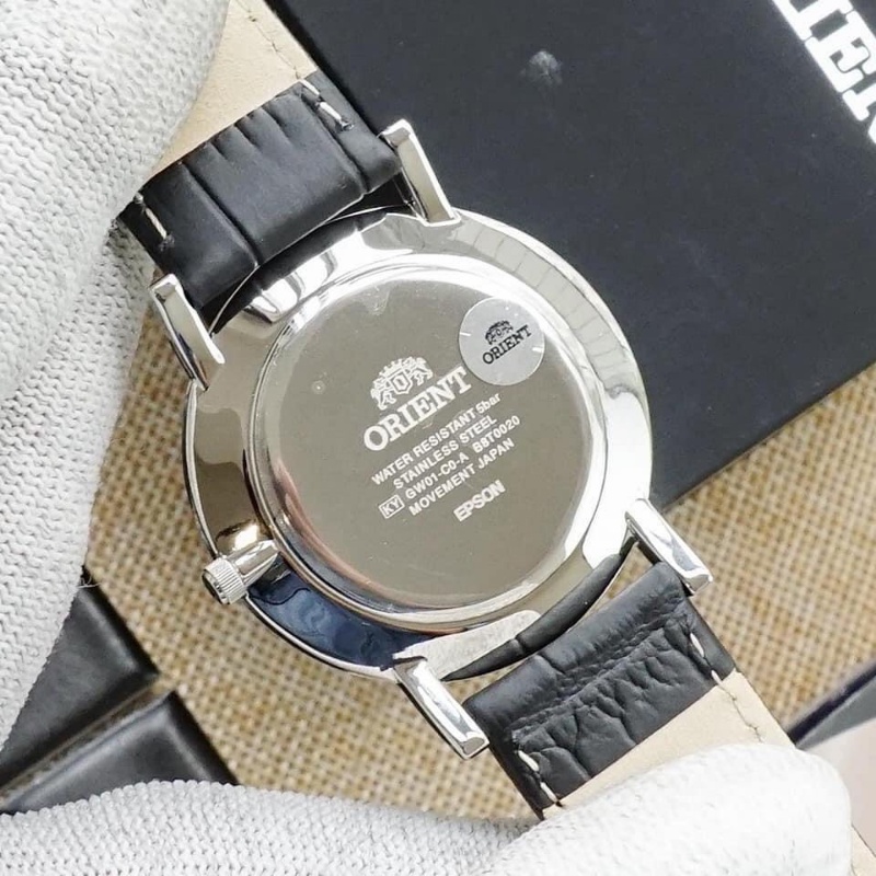 Đồng hồ nam Orient Watch Vintage Classic FGW0100 mặt kính sapphire chống xước dây da đeo tay cao cấp chính hãng