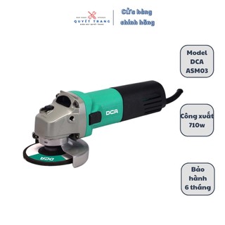 Máy Mài Góc Máy Cắt Cầm Tay DCA  ASM03-100A Công Suất Lớn 710W Ruột Đồng 100% Chính Hãng DCA Điện Máy Quyết Trang