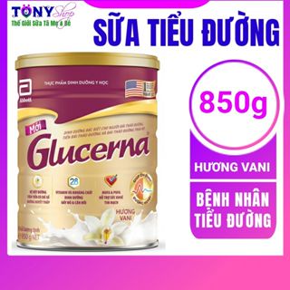 Sữa bột Glucerna Vani 850g cho người tiểu đường Úc màu hồng 2025