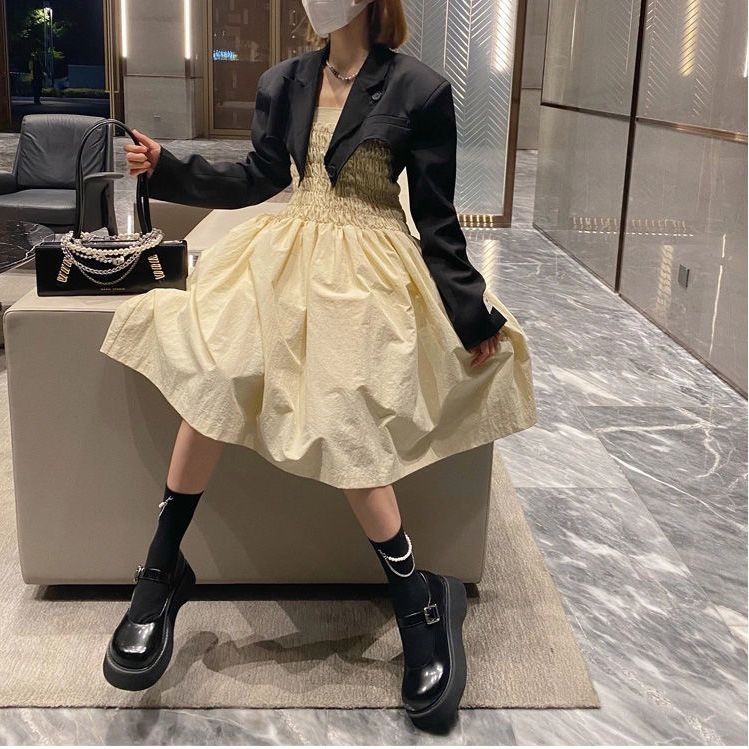 Vớ Cổ Cao Màu Trơn Đính Ngọc Trai Thời Trang Xuân Thu Dễ Thương Cho Nữ