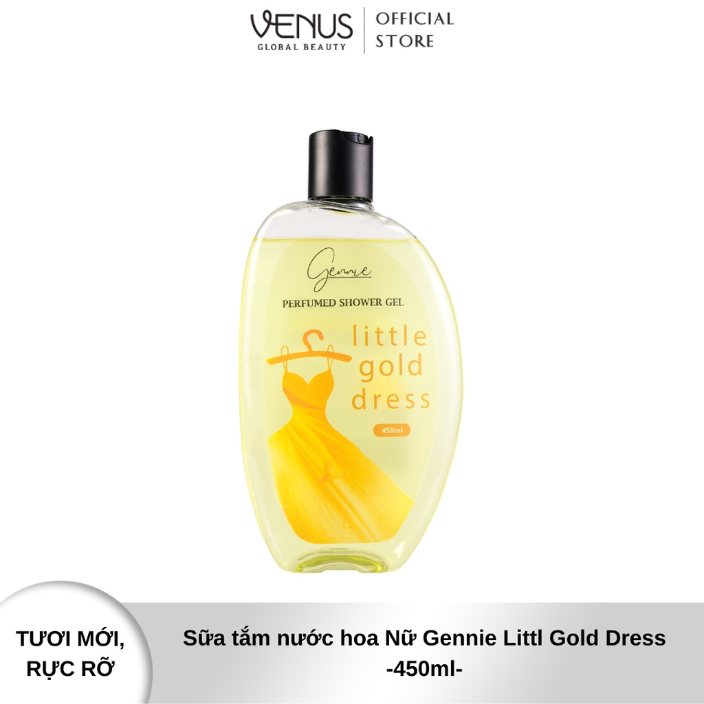 Sữa tắm nước hoa Nữ Gennie Little Gold Dress 450ml