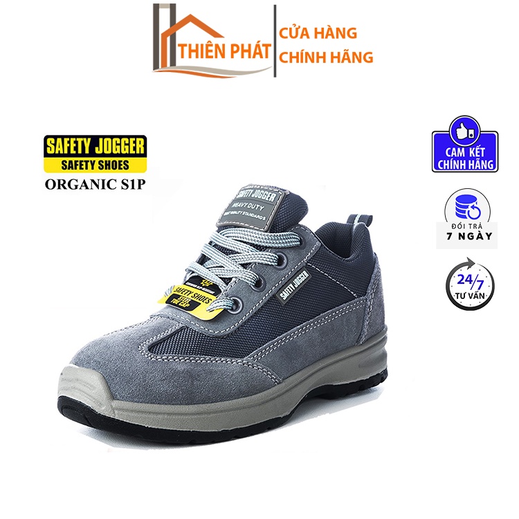 Giày bảo hộ lao động JOGGER ORGANIC nhập khẩu siêu bền, giày bảo hộ da cao cấp