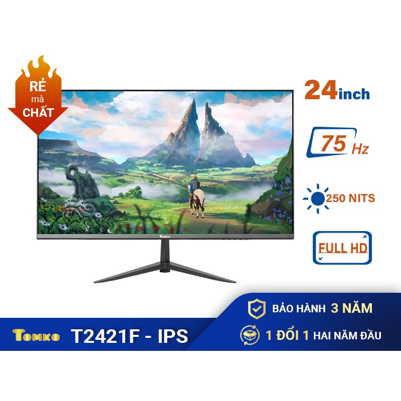 Màn hình máy tính Tomko T2421F 24 inch full viền IPS 75Hz – Chính hãng Tomko – Bảo hành 36 tháng - TomKo | BigBuy360 - bigbuy360.vn