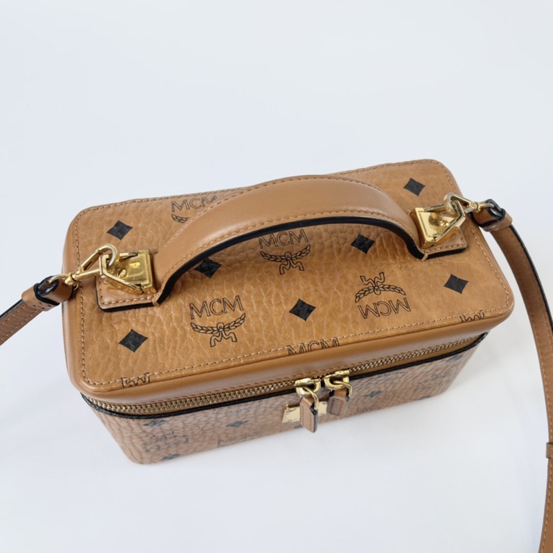 Túi hộp MCM nâu chính hãng