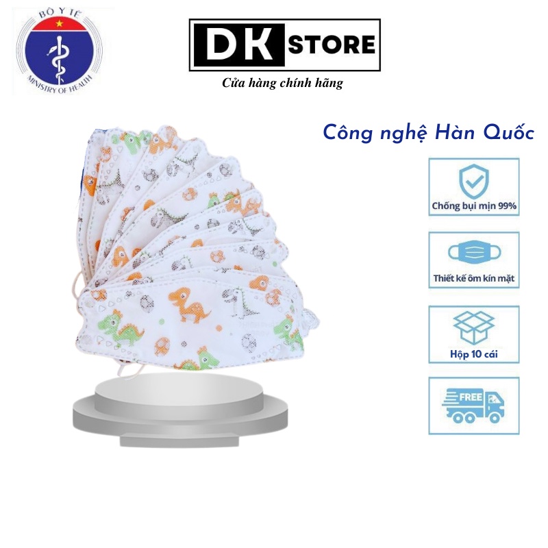 COMBO 200 Chiếc Khẩu Trang Trẻ Em 5D Thịnh Phát (4 - 10 Tuổi)