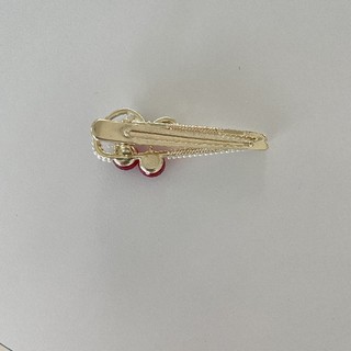Kẹp tóc mái mỏ vịt đính đá Modleaf Cherry pin Hàn Quốc