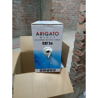 (Mua lẻ Giá Sỉ) Thùng dây mạng cat5 Arigato Link full 305m