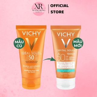Kem chống nắng Vichy Capital Soliel SPF50 Cream Cho Da Hỗn Hợp Và Da Dầu 50ml mẫu mới (365skincare)