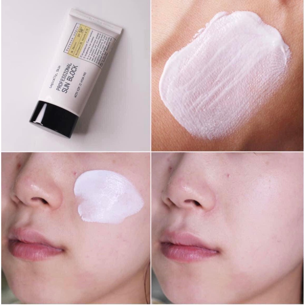 Kem chống nắng nâng tone mờ nám Logically Skin Professional Sun Block 70g