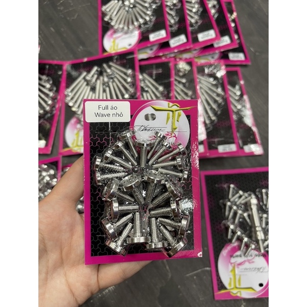 Combo ốc áo inox mẫu thái cho các dòng xe