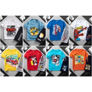 Bộ cotton xuất bé trai 2-7y