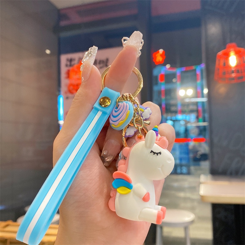 Móc khóa kỳ lân unicorn cao cấp đẹp cute hình thú dễ thương phụ kiện túi xách MK1 - Ladykiller
