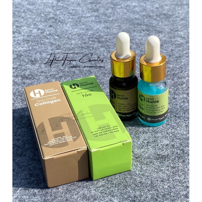 COMBO 2 LỌ SERUM HUNIE MẪU CŨ
