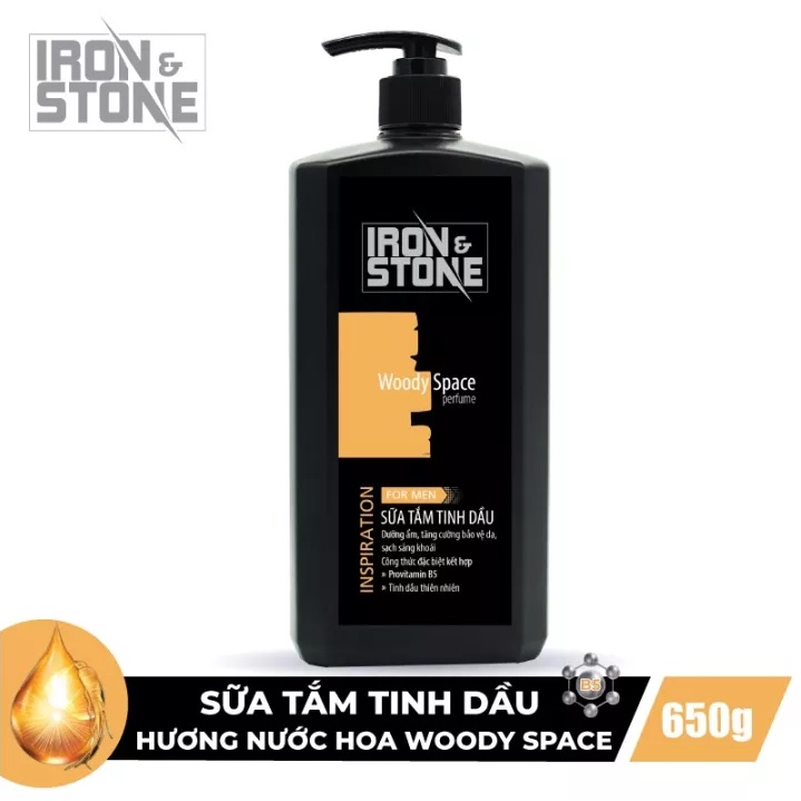 Sữa tắm nam Iron Stone 650g