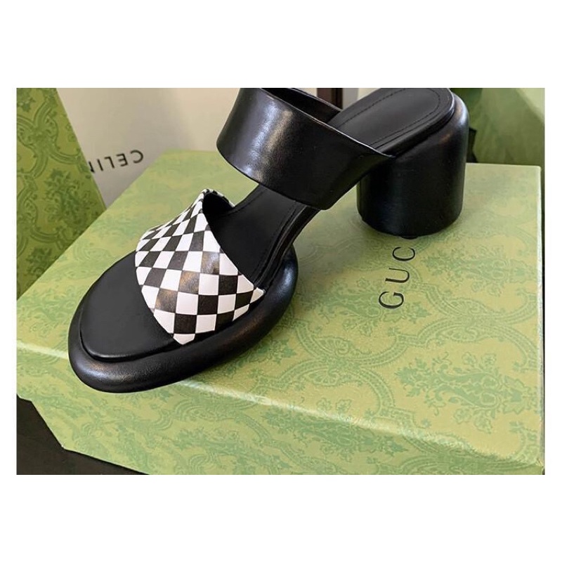 Guốc gót nhập đế 6p