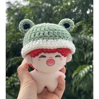 Mũ ếch cho doll 10cm