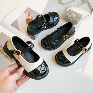 (Mã 609) Giày búp bê bé gái thời trang, phong cách vintage hoạt tiết đáng yêu kiểu dáng hàn quốc size 23 - 37