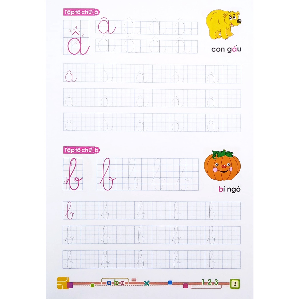 Sách_Tủ Sách Cho Bé Vào Lớp 1 - Bé Tập Tô Chữ Viết Thường - Dành Cho Bé 4-5 Tuổi