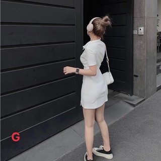 Đầm Ngắn Sơ Mi Thanh Lịch Thun Mềm mịn