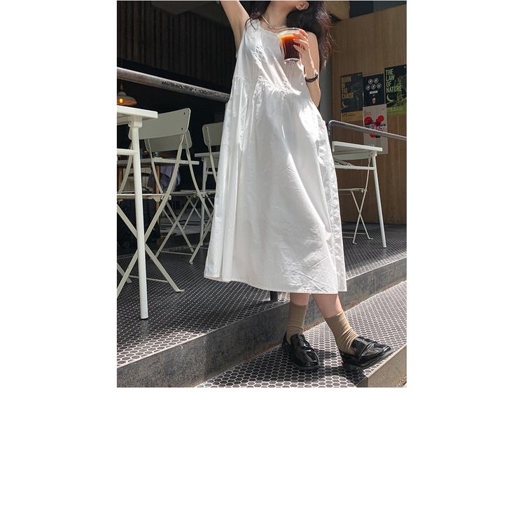 Váy babydoll 2 dây bản to chất thô cực xinh